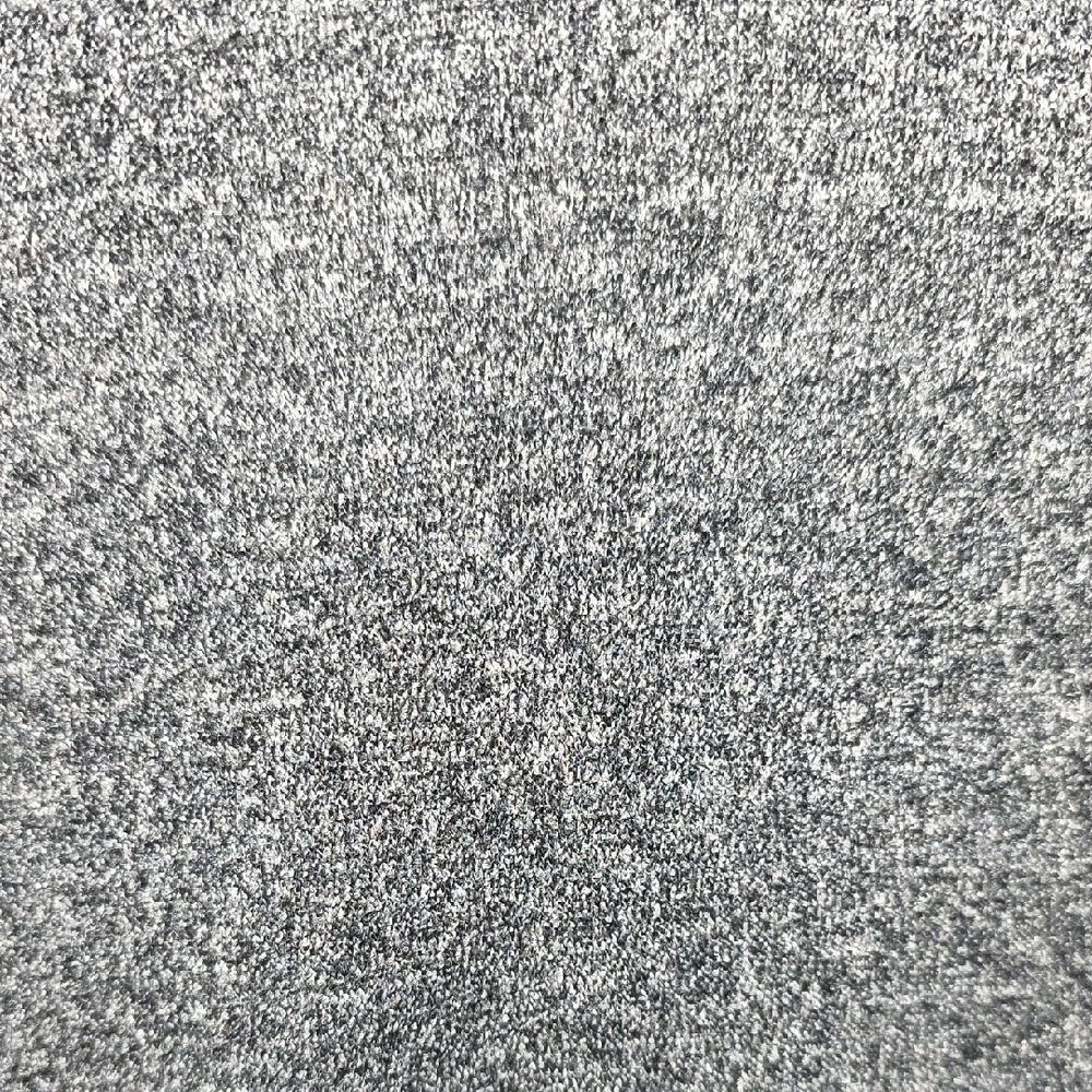 Lush Heathered Taupe Knit Wrap Dress Long Sleeve Tie Waist Mini - Picture 3 of 5